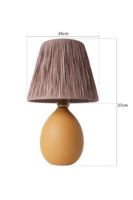 Opviq Lámpara de Mesa de Cerámica YL521 Naranja Opviq Lámpara de Mesa de Cerámica YL521 Naranja